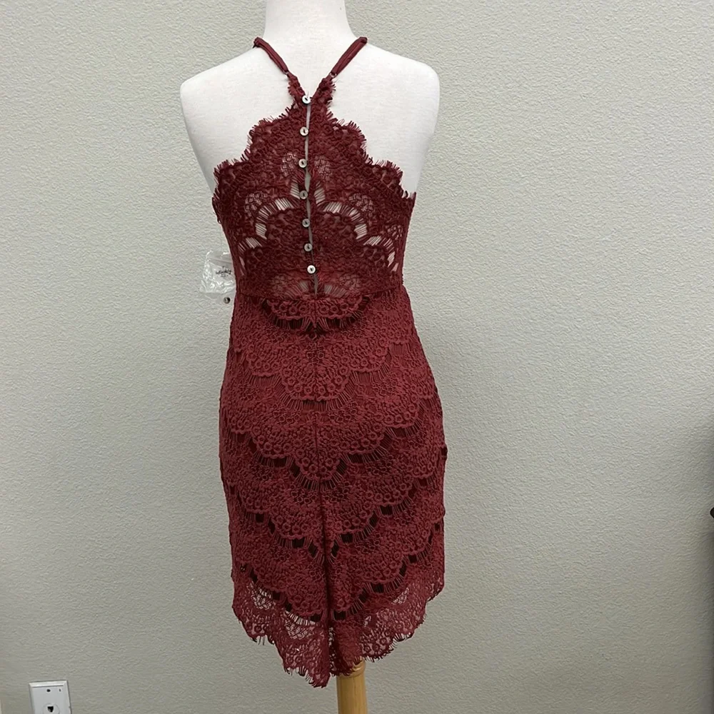 Free People She’s Got It Lace Bodycon Slip Dress - Picture 5 of 9